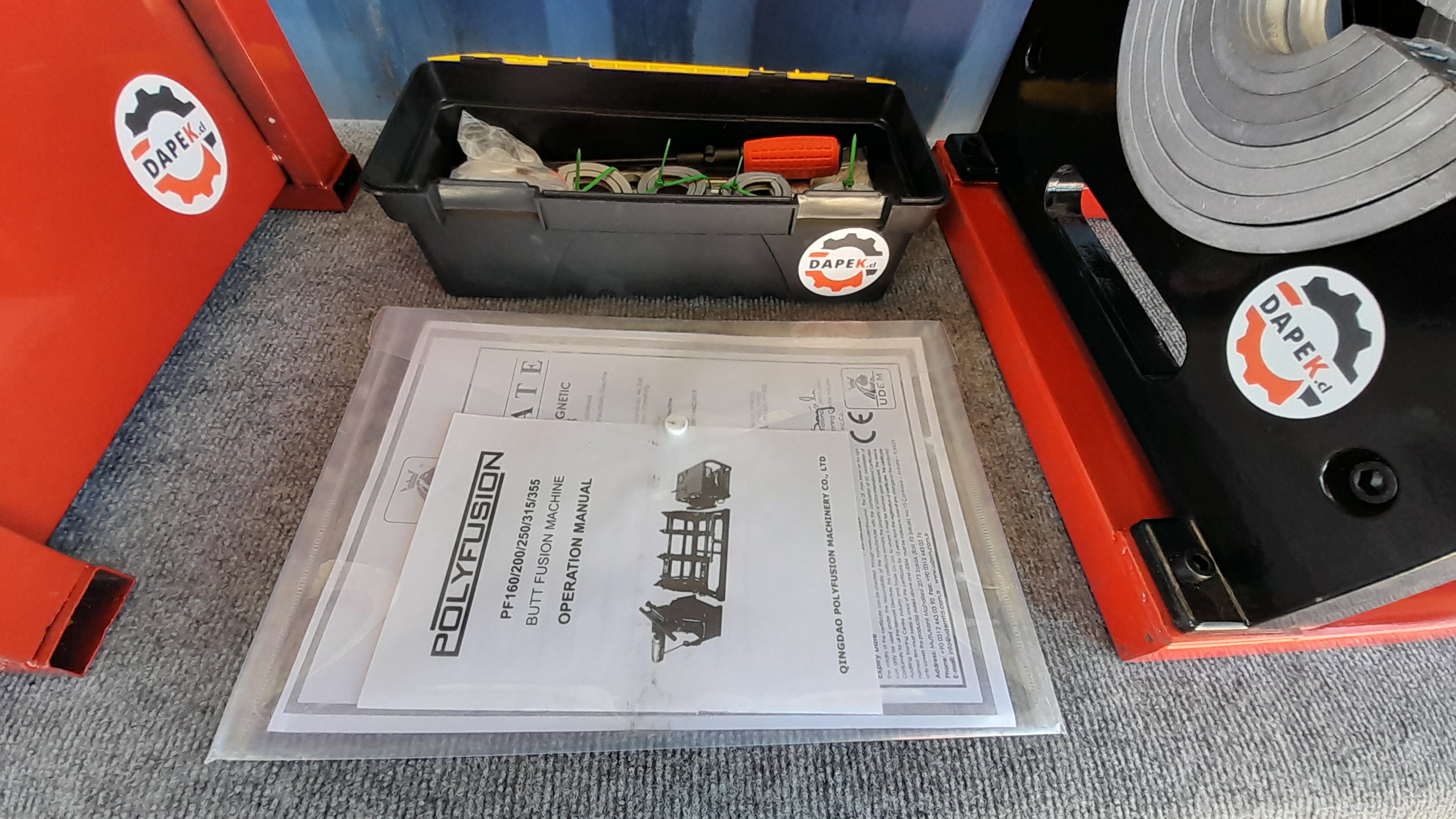 Termofusora hidráulica lineal HDPE 40-200mm marca DAPEK - POLYFUSION - Imagen 12