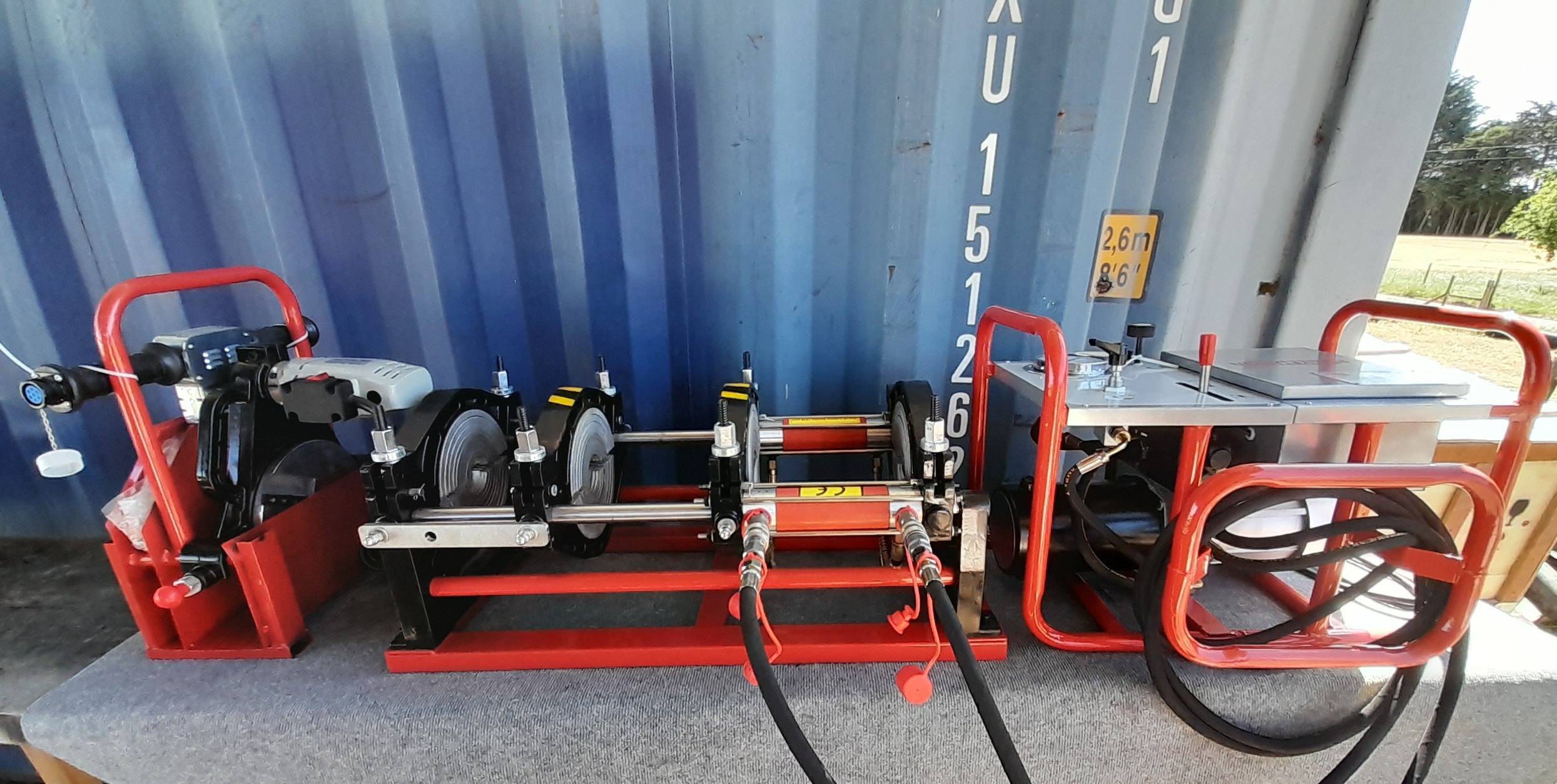 Termofusora hidráulica lineal HDPE 40-200mm DAPEK - POLYFUSION - Imagen 2