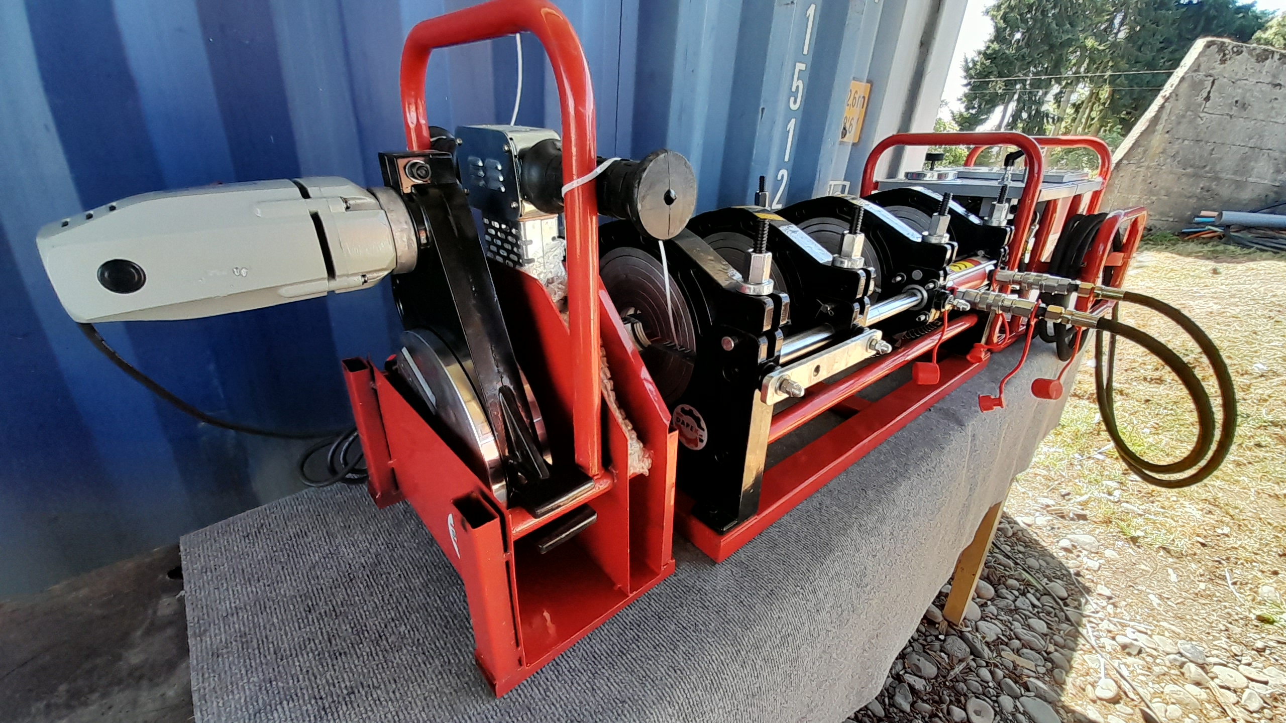 Termofusora hidráulica lineal HDPE 40-200mm marca DAPEK - POLYFUSION - Imagen 3