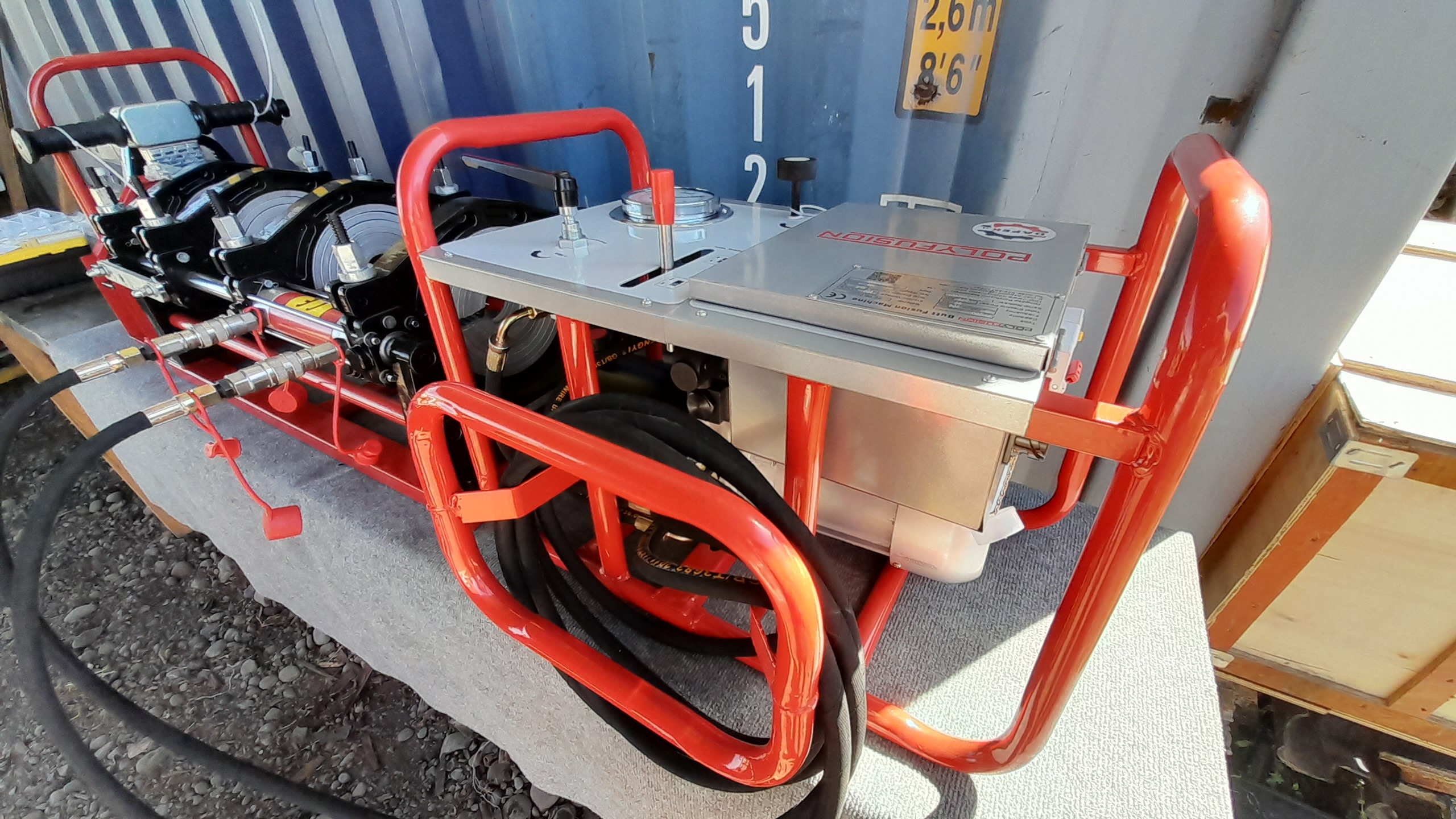 Termofusora hidráulica lineal HDPE 40-200mm marca DAPEK - POLYFUSION - Imagen 4