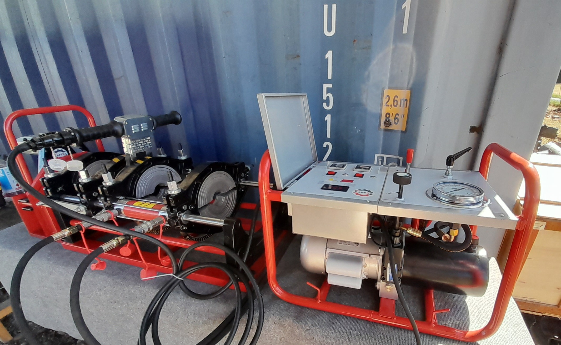 Termofusora hidráulica lineal HDPE 40-200mm DAPEK - POLYFUSION - Imagen 3