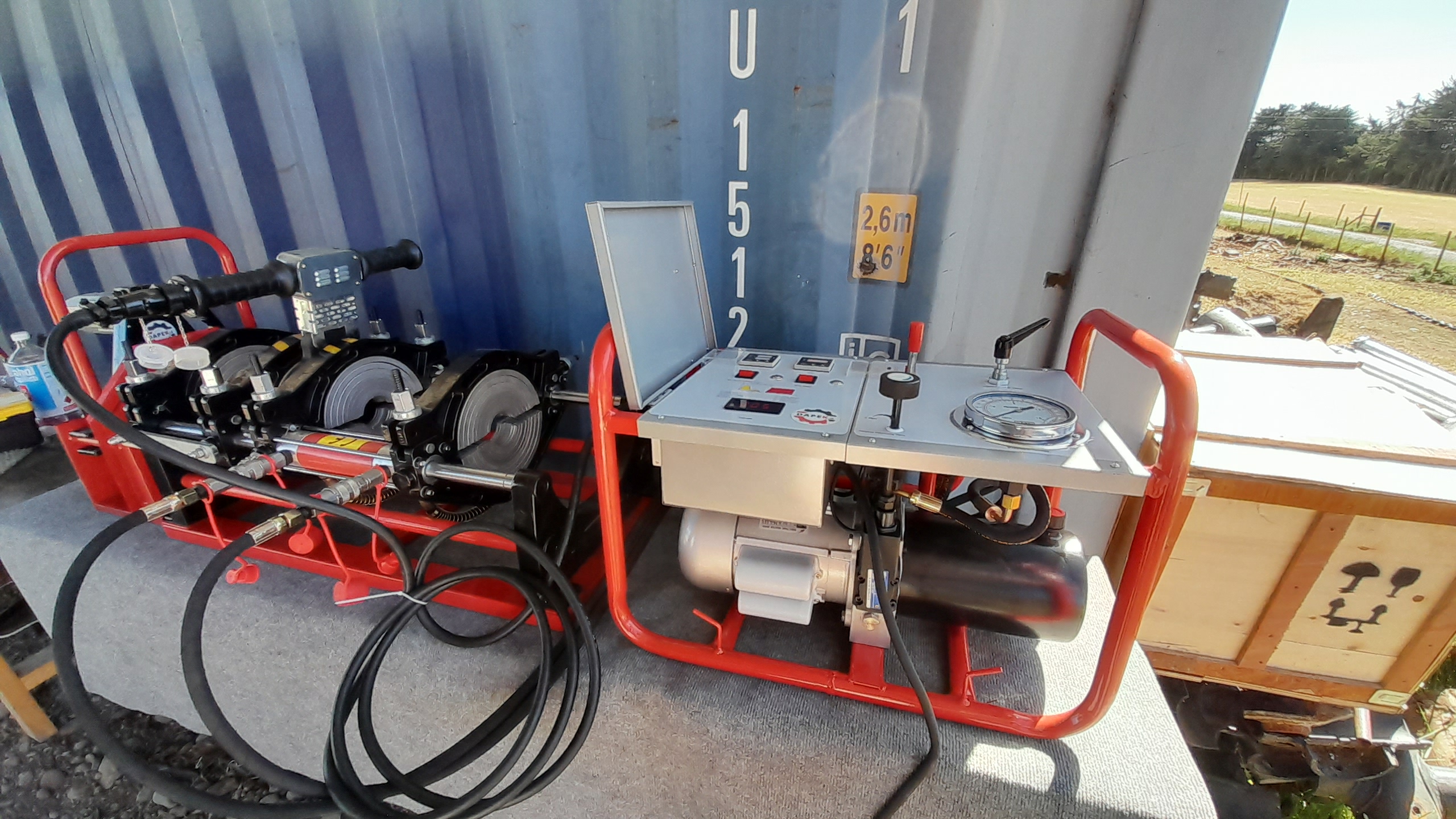 Termofusora hidráulica lineal HDPE 40-200mm marca DAPEK - POLYFUSION - Imagen 5