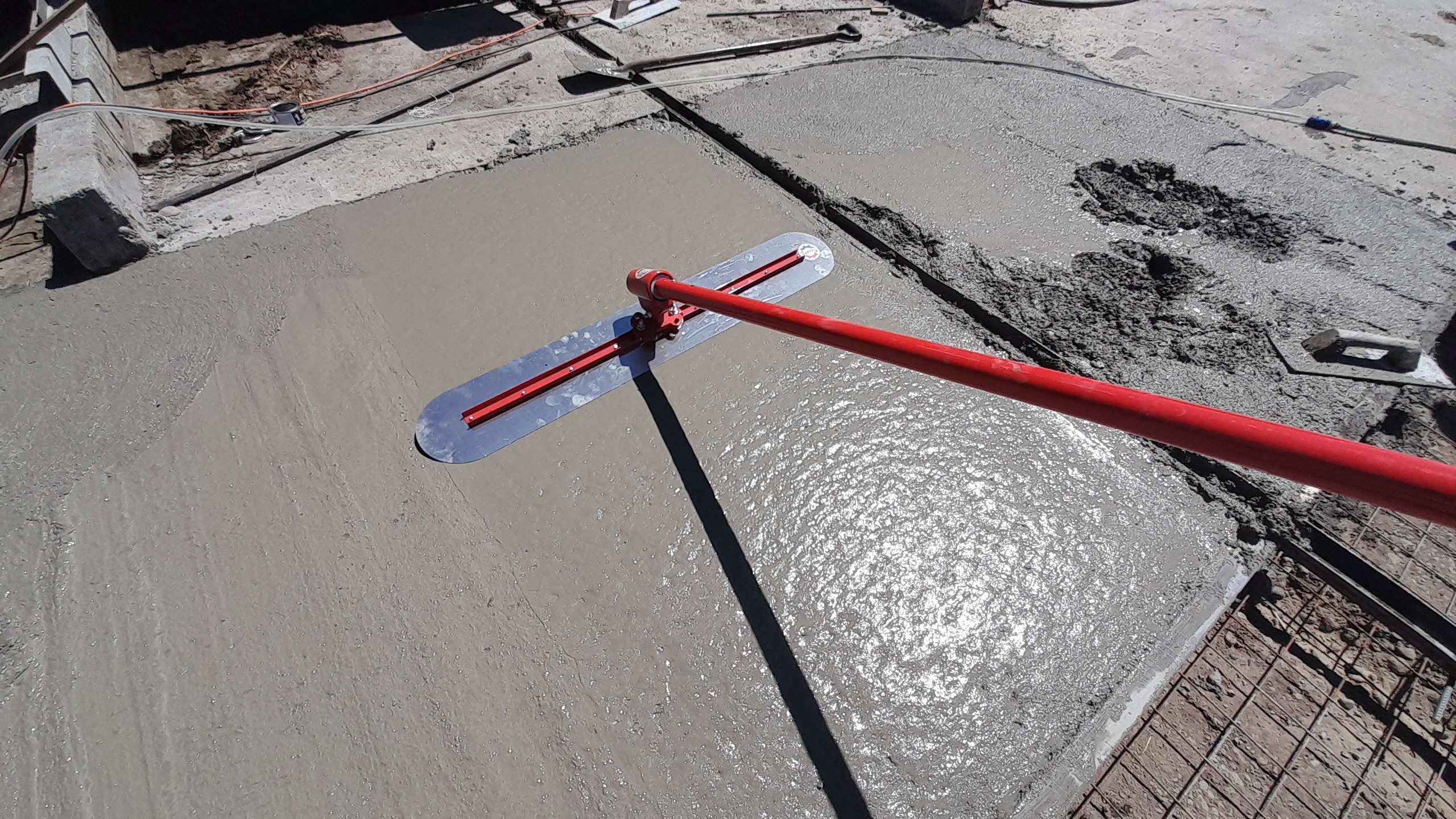 Platacho gigante acero Inoxidable tipo Bull float -Llana gigante- - Imagen 4