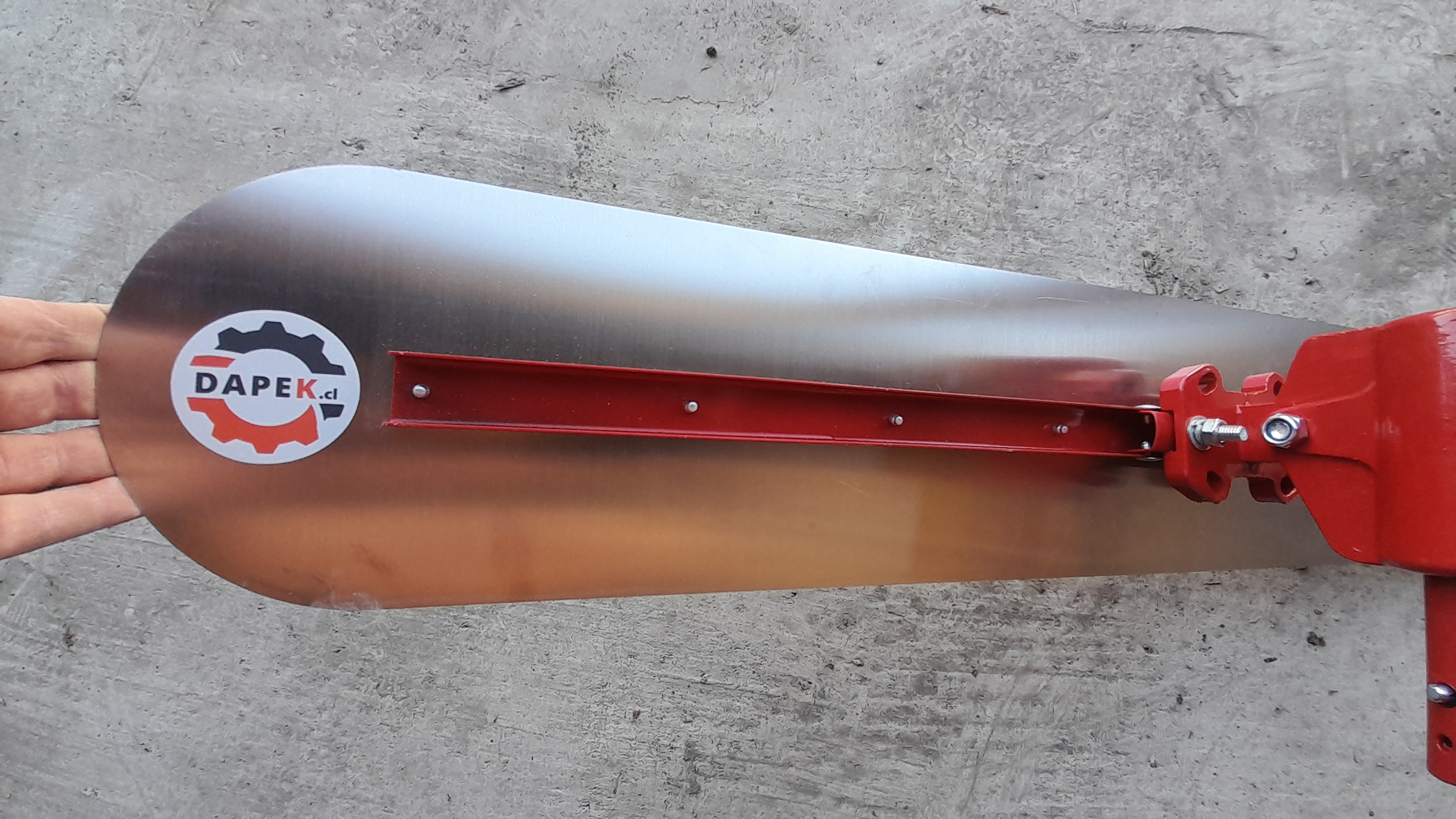 Platacho gigante acero Inoxidable tipo Bull float -Llana gigante- - Imagen 6