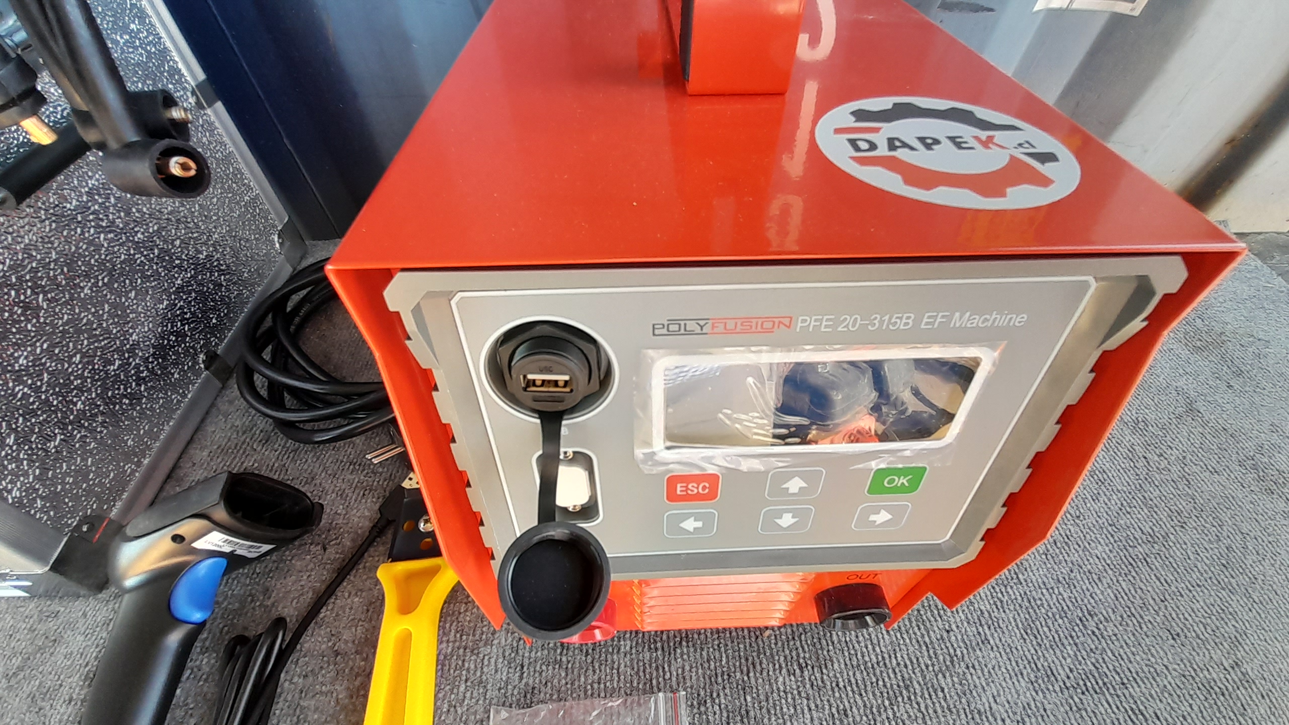 Electrofusora PFE 20-315mm MARCA DAPEK - POLYFUSION, incluye maleta traslado - Imagen 3