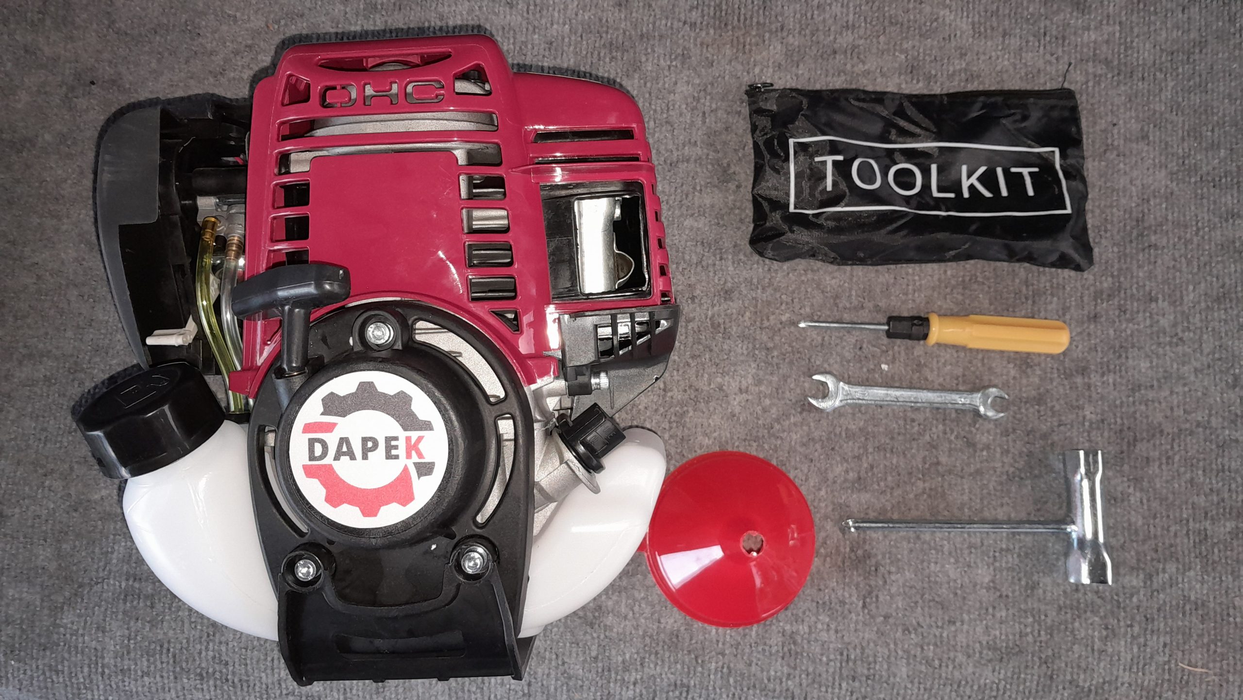 Motor 35cc Marca DAPEK Repuesto Reglas Vibradoras y Desbrozadoras - Imagen 3