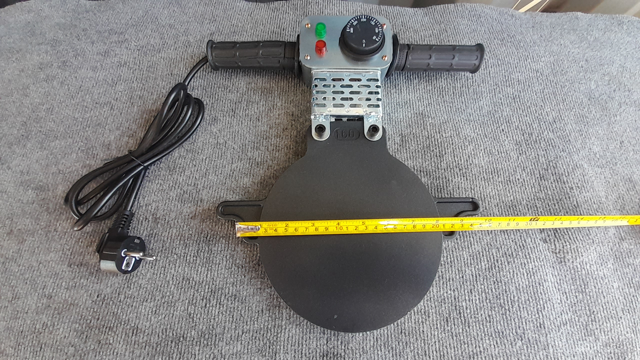 Repuesto unidad De Calor Termofusora HDPE analoga 40-160mm - Imagen 3